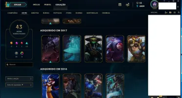 conta lol plat 3