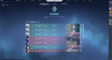 CONTA VALORANT PLAT 3 EX IMORTAL