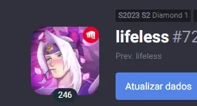 Conta LOL ex mestre/diamante1 S2023 130skins