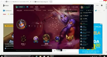conta lol,ouro 5 na solo,MUITAS RUNAS!!!,79 champs,19 skins
