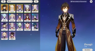 Conta AR 29 Zhong Li com lança 5 estrelas