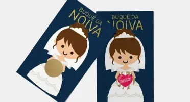 25 Raspadinhas Buquê da Noiva - Escolha o Modelo