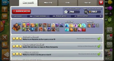 CONTA CV10 Clash of Clans
