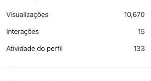 Visualizações Storys Perfis Brasileiros - Instagram