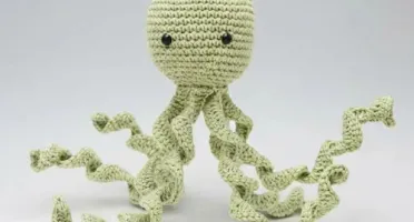Polvo Newborn Verde Amigurumi