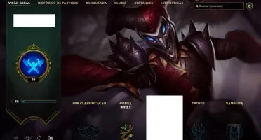 Conta de league of legends 21 camp 2 skin 5k ea 3 reembolso