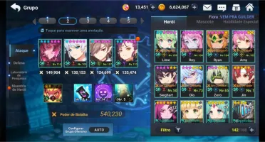 Conta Grand Chase Mobile