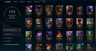 Conta De League Of Legends, Prata 3, Nível 35