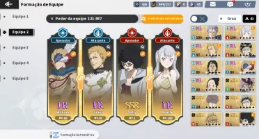 Rei Mago + 2 cartas + Noelle Praia + Charmy + Willian c2 +