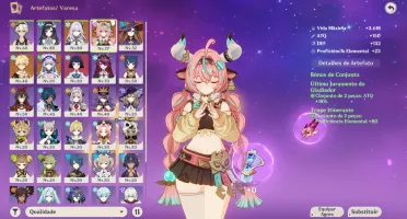 Conta Genshin Impact | Skirk + Varesa + Mizuki