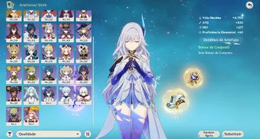 Conta Genshin Impact | Skirk + Varesa + Mizuki