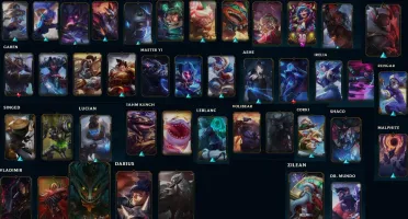 Conta lol lv 179 + 161(skins prestígios) sem ranked