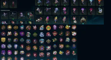 Conta lol lv 179 + 161(skins prestígios) sem ranked