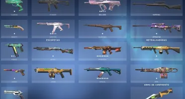 lvl 140 skin de vandal, phantom e guardian, todos agentes