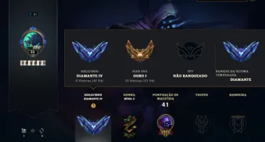 Conta DIAMANTE 4 MMR Alto 🔥🔥