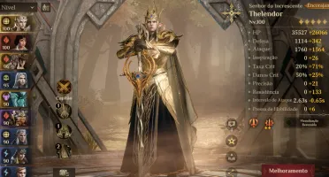 Conta Top Dragonheir Thelendor + Ripekas + Errich