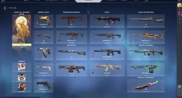 Conta de vava com mais de 100 skins