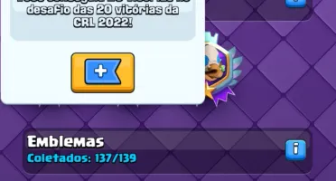 Conta de Clash Royale top