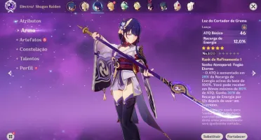 AR 30 Diluc + Shogun + Luz do cortador de grama