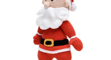 Papai Noel grande em amigurumi
