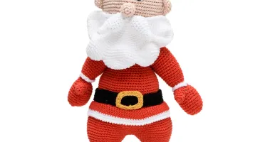 Papai Noel grande em amigurumi