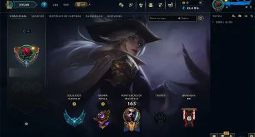 Conta League of Legends nivel 74