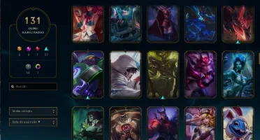 CONTA DIAMANTE 4 - TODOS OS CAMPEÕES E 130 SKINS