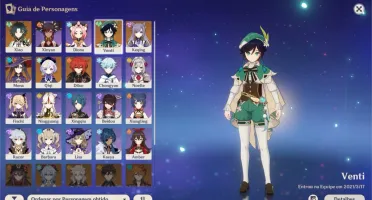 XIAO + VENTI + DILUC + QIQI + MONA + KEQING + STAFF OF HOMA