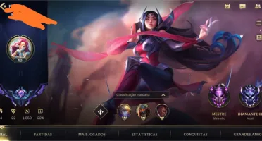 Conta de WILD RIFT com skins lenda
