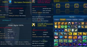 Conta Mid-Game boa Servidor: LA Omegamon