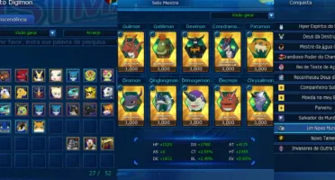Conta Mid-Game boa Servidor: LA Omegamon