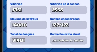 Conta Do Clash Royale com 9 anos