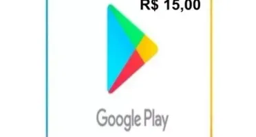 Gift card Google play Brasil original