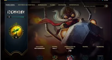 Conta LOL, lvl 33, MTS FRAG DE SKIN