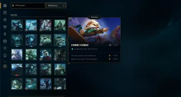 Conta LOL, lvl 33, MTS FRAG DE SKIN