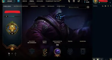 CONTA LOL BR - LV33 - 24 CHAMP