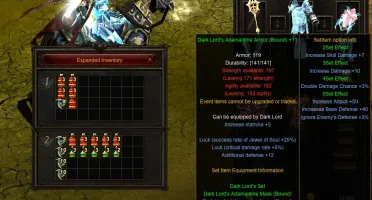Dark Lord (DL) Nível 565 - MU Online Alfheim