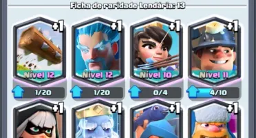 Conta Clash Royale Nível 13 + 230K Gold + Cartas