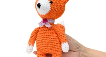 Raposa Mãe Amigurumi