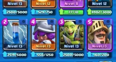 CONTA DE CLASH ROYALE LVL 13 400k ouro e 1500 gemas