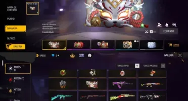 Conta Free Fire Nível 34 Com Várias Skins, Itens, Armas.