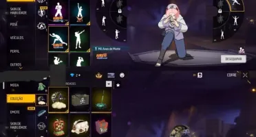 Conta Free Fire Nível 34 Com Várias Skins, Itens, Armas.