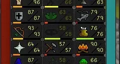 Conta osrs 112cbt pronta pra farma cash