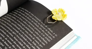Kit clips flor de crochê