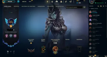 vendo conta lol 22 skins ferro 3