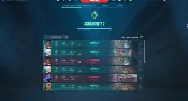 Conta smurf de Valorant ascendente 2 94pontos, FULL ACESSO.