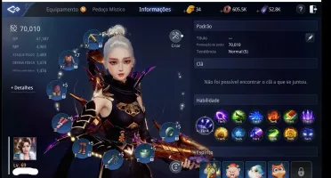 Besteira NA113 LVL 69 / 70K pp / PASSE DE SERVIDOR OPEN