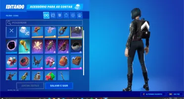 Conta Fortnite season 5 e 6 mais skins tops