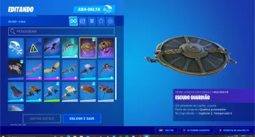 Conta Fortnite season 5 e 6 mais skins tops