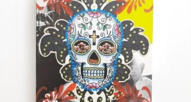 Porta Chave Caveira Estampada 2